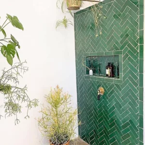 Zellij Vert Émeraude - Cuisine & Salle de bain