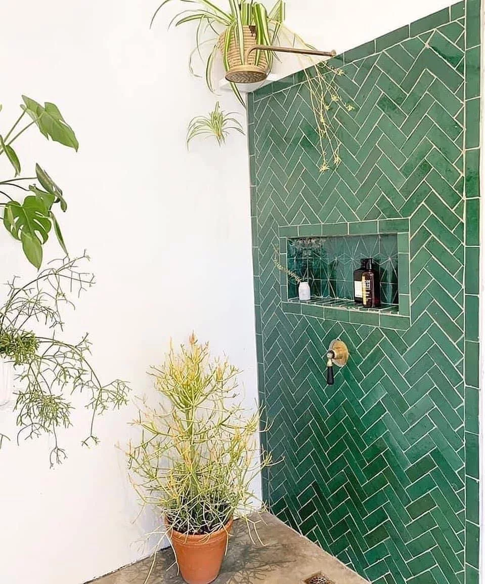 Zellij Vert Émeraude - Cuisine & Salle de bain